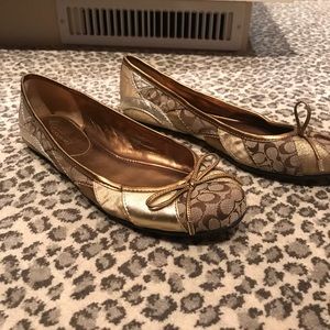 Coach Ballet Flats In Sz 9!